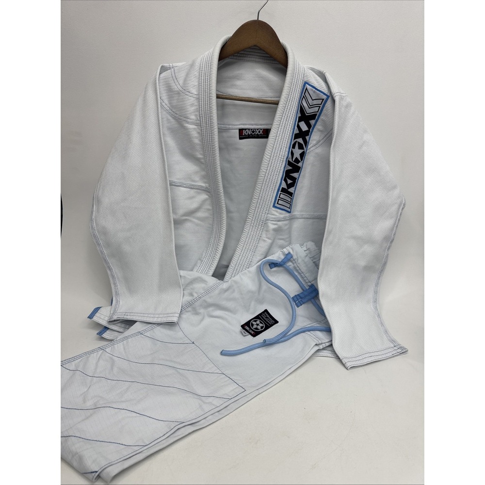 KNOXX Premium Jiu Jitsu Gi "LT Blue & White" Size A1 Great Condition